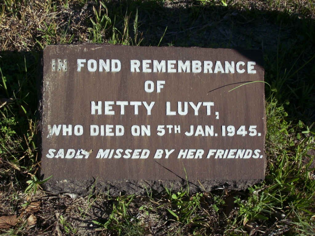 LUYT Hetty  -1945