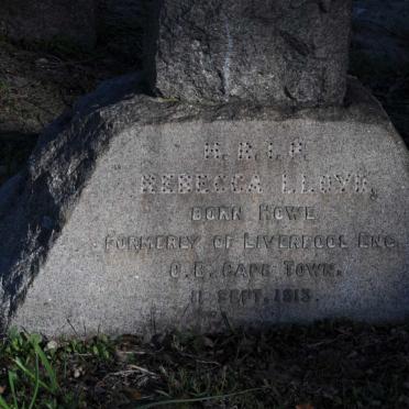 LLOYD Rebecca nee HOWE -1913