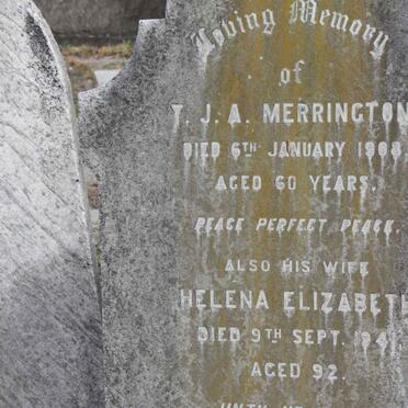 MERRINGTON T.J.A. -1908 &amp; Helena Elizabeth -1941