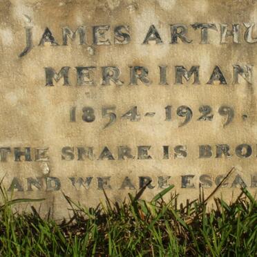 MERRIMAN James Arthur 1854-1929