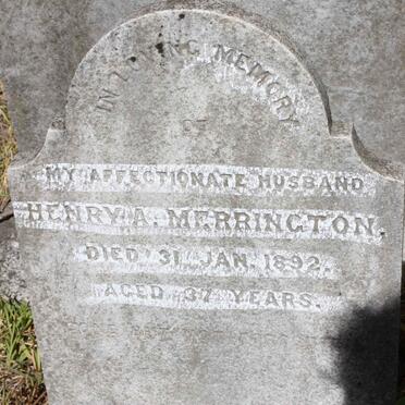 MERRINGTON Henry A. -1892