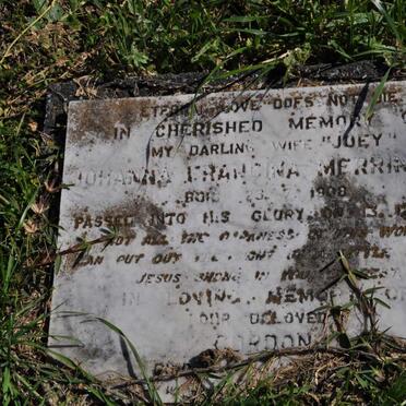 MERRINGTON Johanna Francina 1908-1975 :: MERRINGTON Gordon