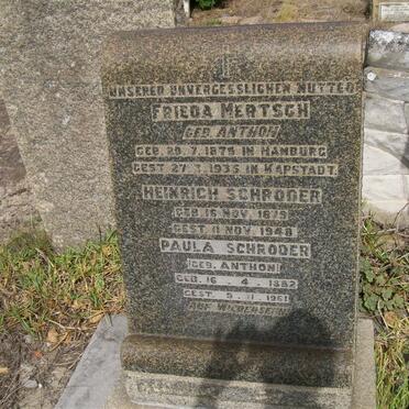 MERTSCH :: MELISS :: SCHRODER :: ANTHON