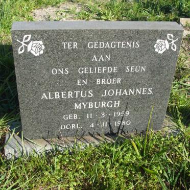 MYBURGH Albertus Johannes 1959-1980