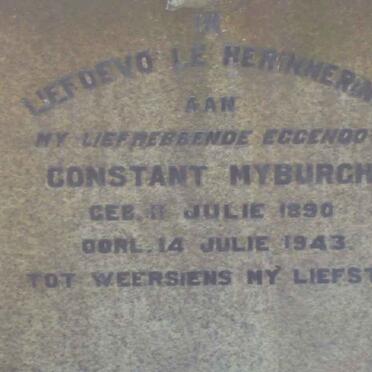 MYBURGH Constant 1890-1943