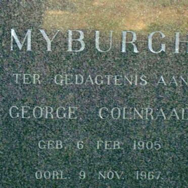 MYBURGH George Coenraad 1905-1967