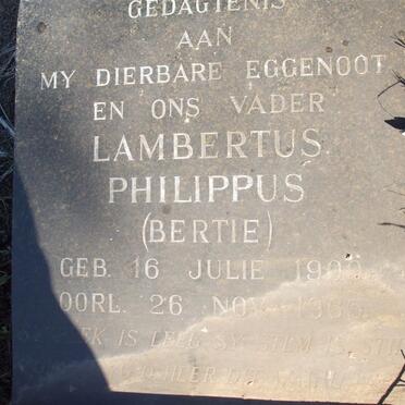 MYBURGH Lambertus Philippus 1909-1965
