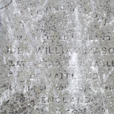 MASON John William 1866-1905