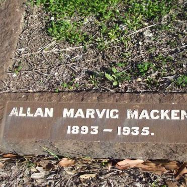 MACKENZIE Allan Marvig 1893-1935