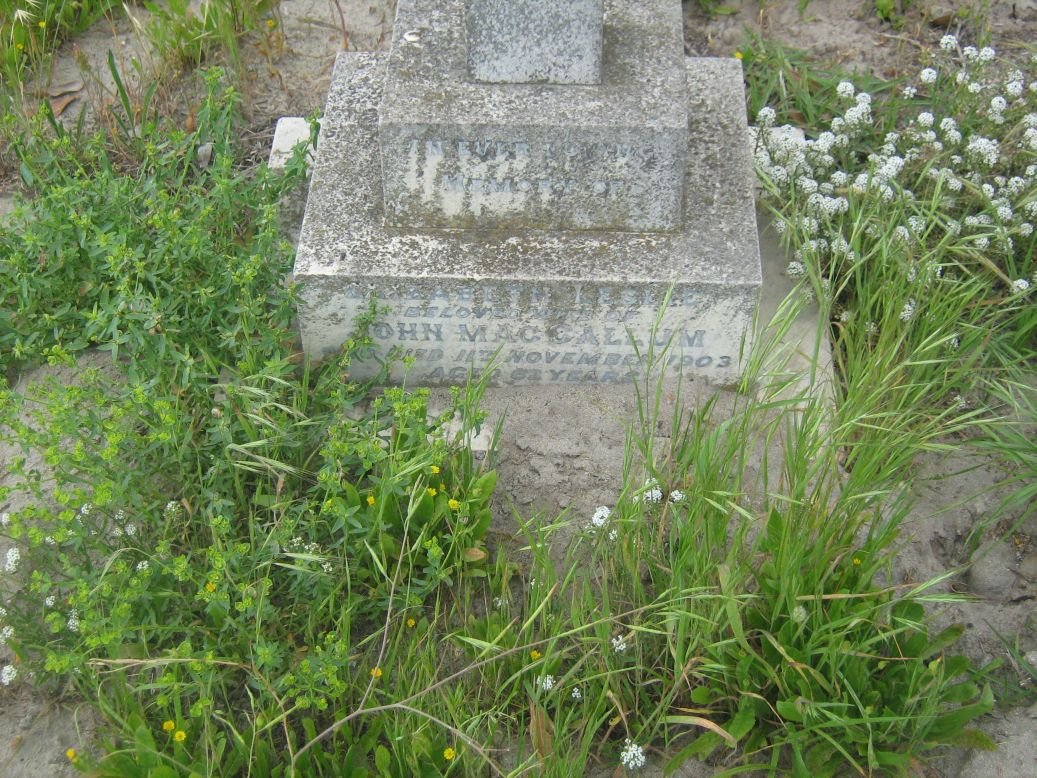 MACCULLUM John -1903