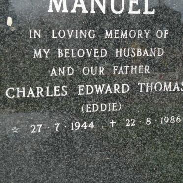 MANUEL Charles Edward Thomas 1944-1986
