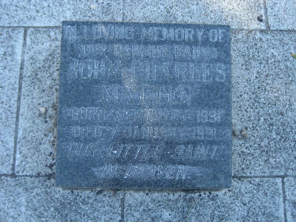 MATTEN John Charles 1991-1991