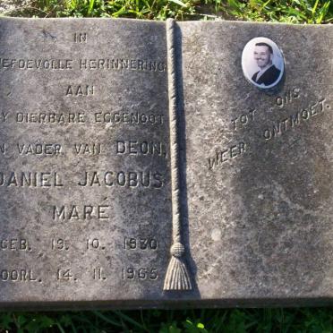 MARÉ Danile Jacobus 1930-1965