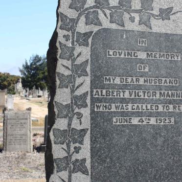 MANNING Albert Victor -1923