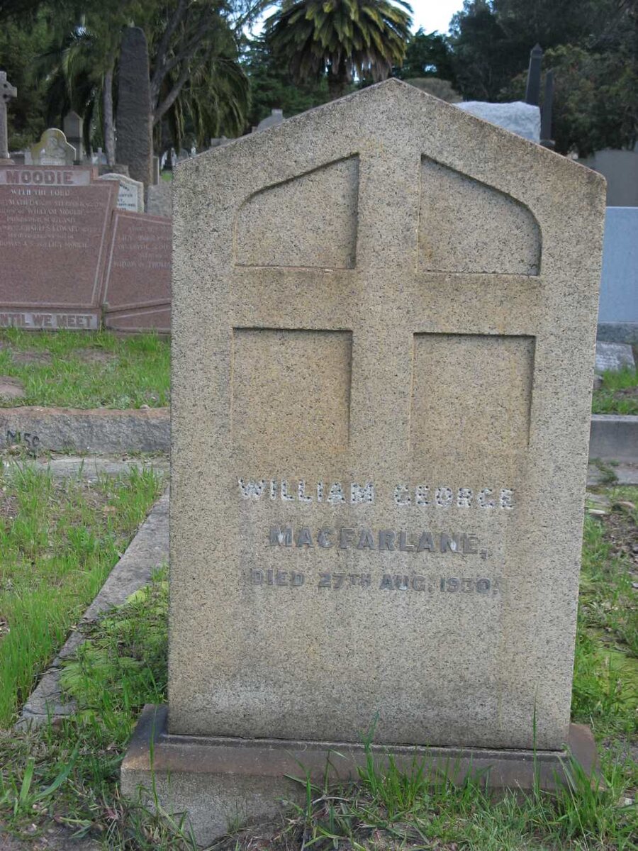 MACFARLANE William George -1930
