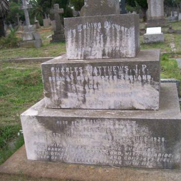 MATTHEWS Charles 1855-1923 :: ? Emma nee MATTHEWS 1902-1928