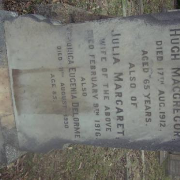 MacGREGOR Hugh -1912 &amp; Julia Margaret -1916 :: DELORME Veronica Eugenia -1930