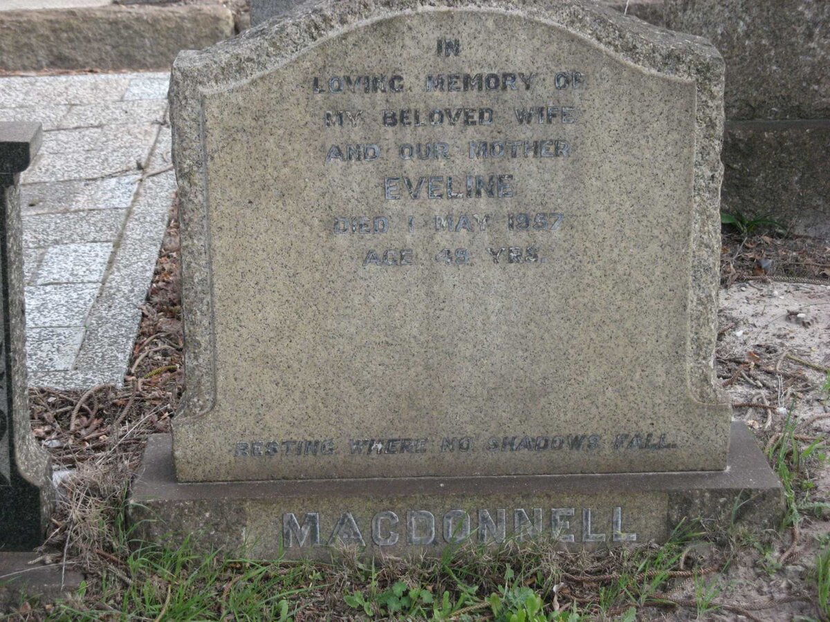 MACDONNELL Eveline -1957
