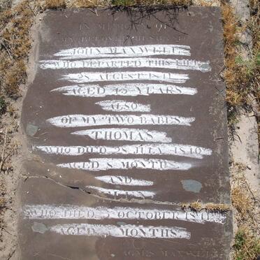 MAXWELL John -1841 :: MAXWELL Thomas -1810 :: MAXWELL Helen -1811