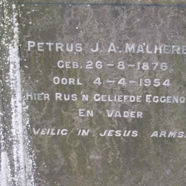 MALHERBE Petrus J.A. 1876-1954