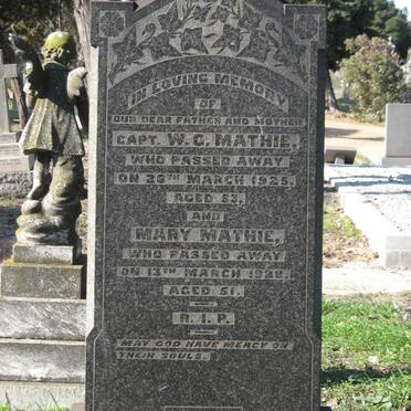 MATHIE W.G. -1925 &amp; Mary -1928