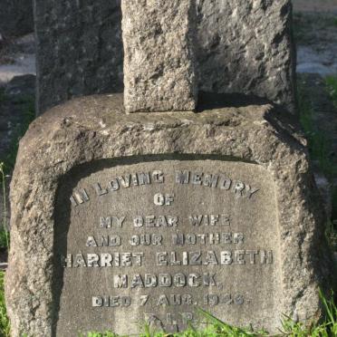 MADDOCK Harriet Elizabeth -1946