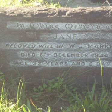 MARKRAM Jane -1934