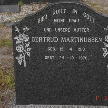 MARTINUSSEN Gertrud 1910-1976