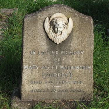 MACKINTOSH Mary Janet nee POPPET -1956