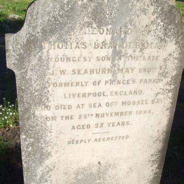 MAY Leonard Thomas Brander  -1894 