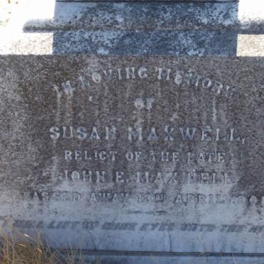 MAXWELL Susan -1908