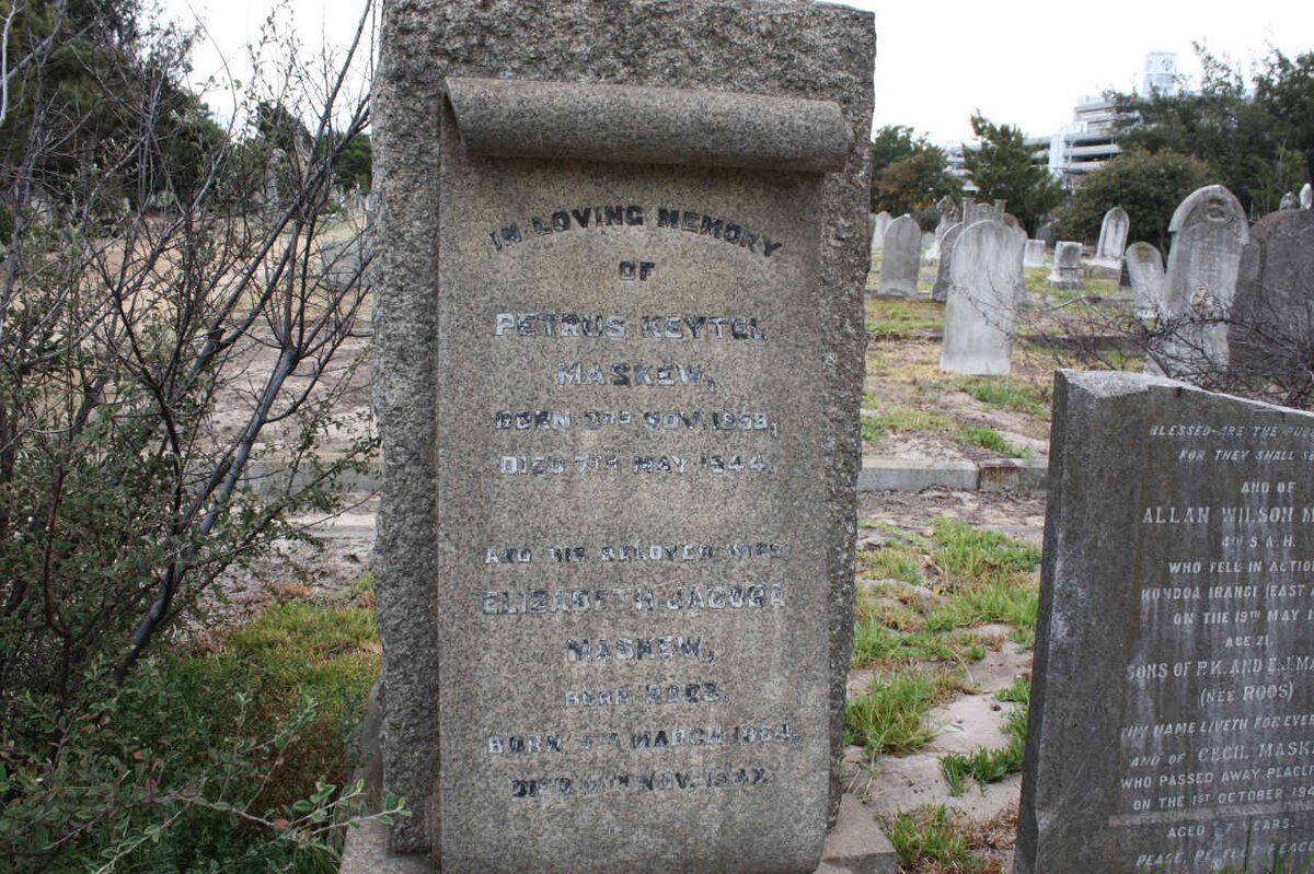 MASKEW Petrus Keytel 1858-1944 &amp; Elizabeth Jacoba ROOS 1864-1947