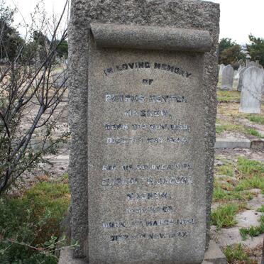 MASKEW Petrus Keytel 1858-1944 &amp; Elizabeth Jacoba ROOS 1864-1947