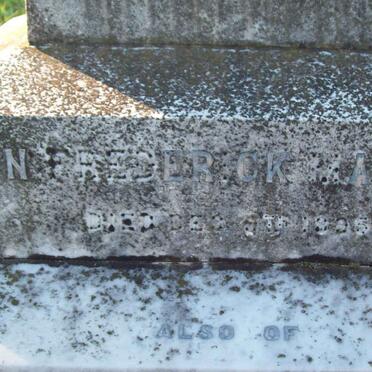 MARSHALL John Frederick -1895