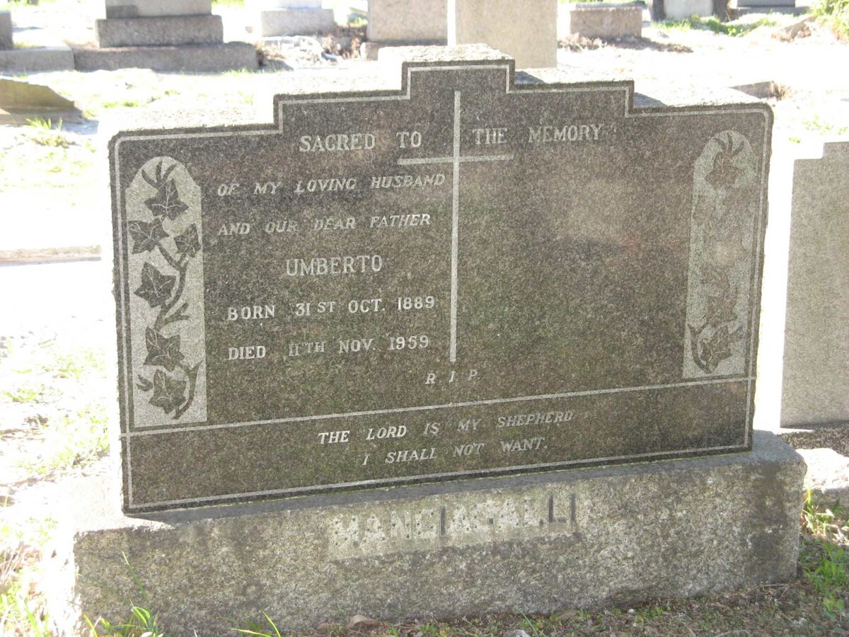 MANGIAGALLI Umberto 1889-1959