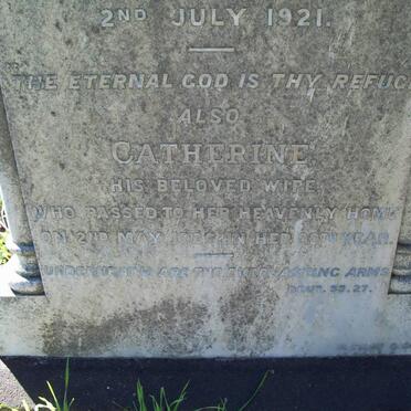 MACKENZIE Robert 1834-1921 &amp; Catherine -1926