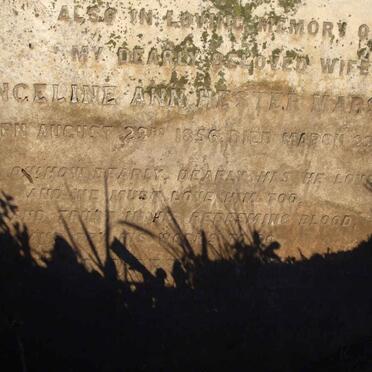 MARSHALL Angeline Ann Hester 1856-1896