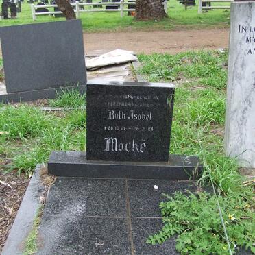 MOCKÉ Ruth Isobel 1921-1984