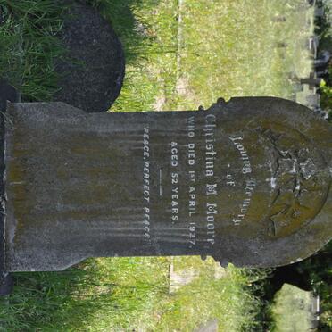 MOORE Christina M. -1927