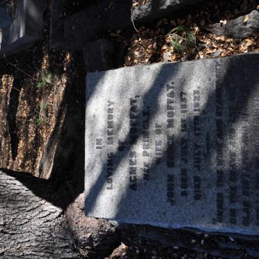 MOFFAT Agnes nee PRINGLE 1857-1923