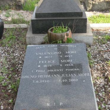 MORI Valentino 1877-1957 :: MORI Felice 1875-1968 :: MORI Bruno Hermann Julian 1910-2002