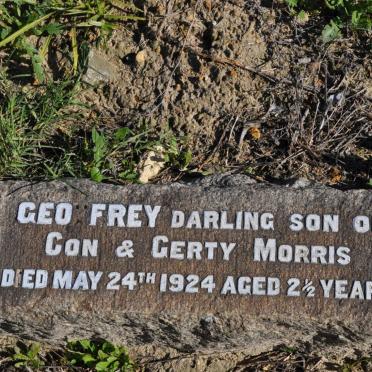 MORRIS Geoffrey -1924