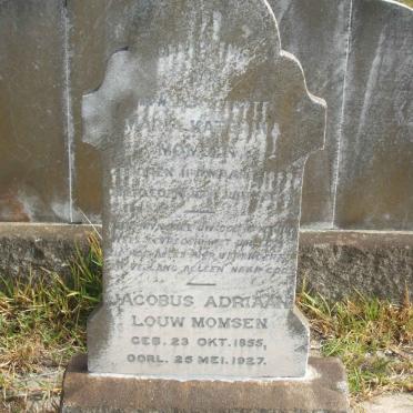 MOMSEN Jacobus Adriaan Louw 1855-1937 :: MOMSEN Maria Katerina 1859-1923