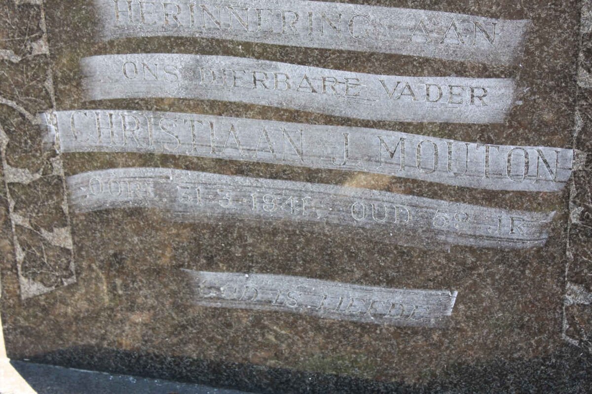 MOUTON Christiaan J. -1941