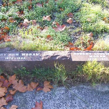 MORAN Robert Goodbrand 1870-1953 &amp; Mary Ann 1870-1952