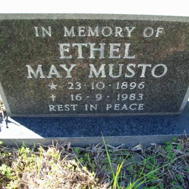 MUSTO Ethel May 1896-1983