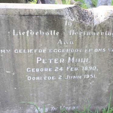 MUHL Peter 1890-1951