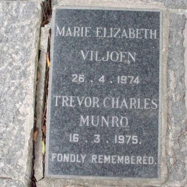 MUNRO Trevor Charles -1975 :: VILJOEN Marie Elizabeth -1974