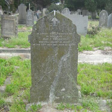 MUSKETT May F. -1902