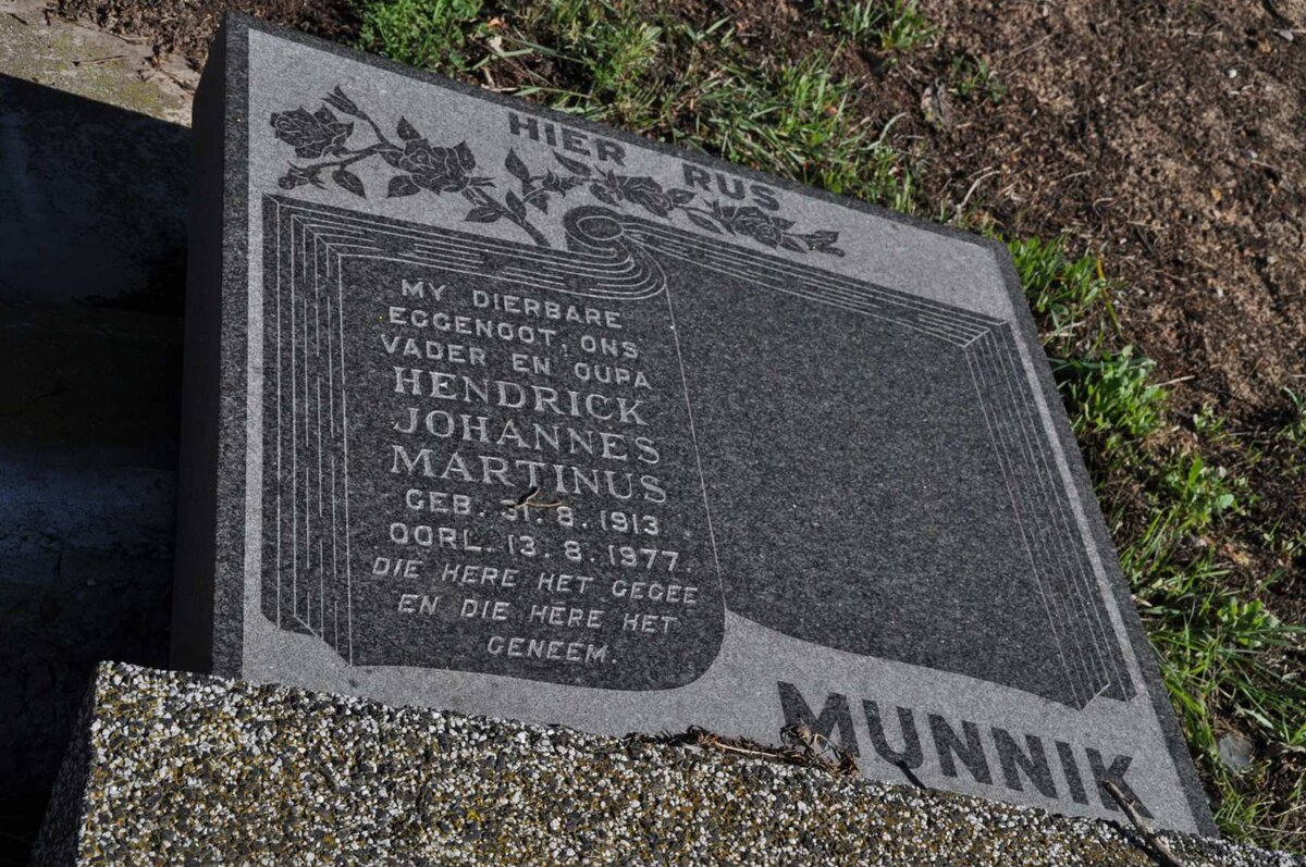 MUNNIK Hendrick Johannes Martinus 1913-1977